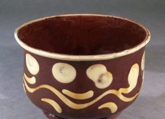 Smithwood slip ware bowl – reconstructed
