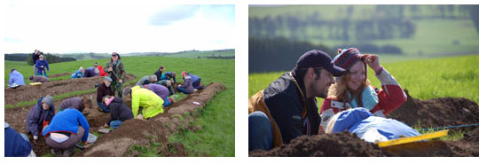 volunteers in the trenches