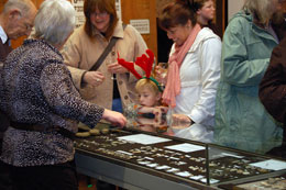 Volunteers and Reindeers enjoying the festivities.