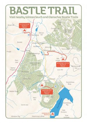 Dear Valley Bastle Trail information panel