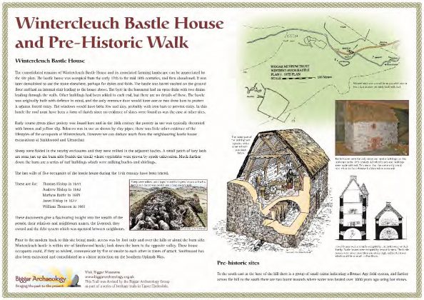 Wintercleugh Bastle info panel