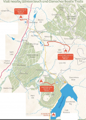 Wintercleugh Trail Information panel