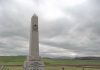 The main war memorial beside the church.