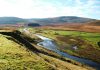 Daer Valley with river in foreground