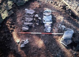 Three cists, complete with capping stones