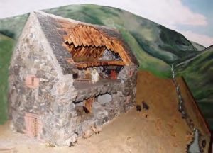 Model now in Biggar Museum of Windgate House, near Coulter.