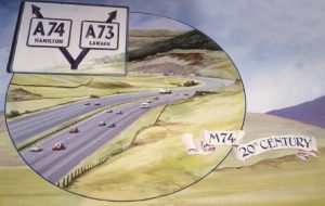 David Fisher's painting of the M74