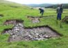 Millhill of Wandel Trench 24, looking South. Trench 25 in background