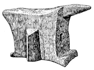 Glenochar anvil