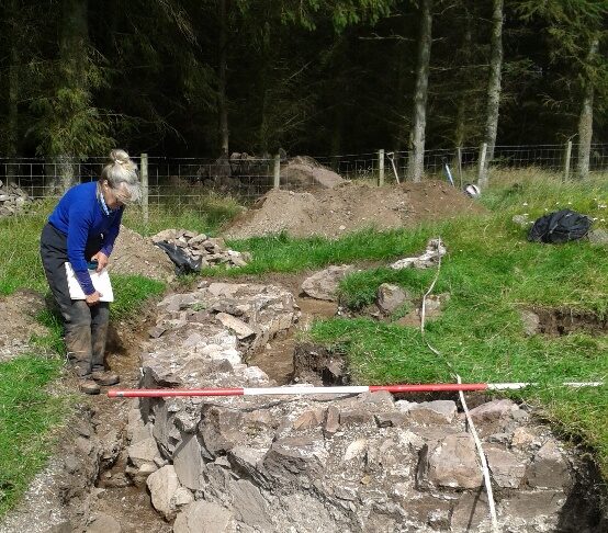Braehead cottage excavation drawing